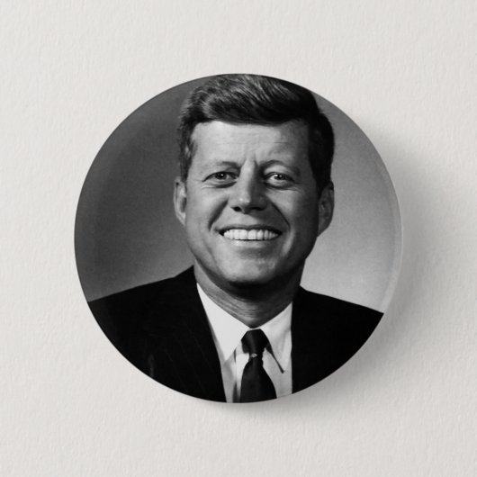 Badge Rond 5 Cm John F. Kennedy (Devant)