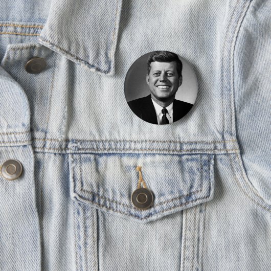 Badge Rond 5 Cm John F. Kennedy (En situation)