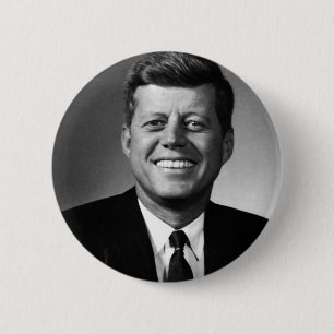 Badge Rond 5 Cm John F. Kennedy