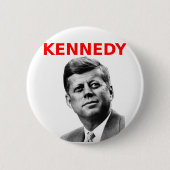 Badge Rond 5 Cm John F. Kennedy (Devant)