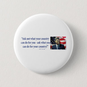 Badge Rond 5 Cm John F Kennedy