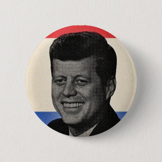 Badge Rond 5 Cm John F. Kennedy (Devant)