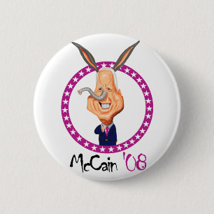 Badge Rond 5 Cm John McCain'08