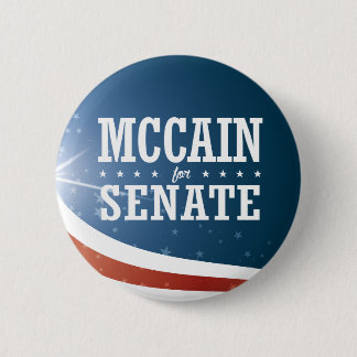 Badge Rond 5 Cm John McCain 2016