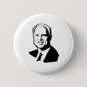 BADGE ROND 5 CM JOHN MCCAIN SHIRT