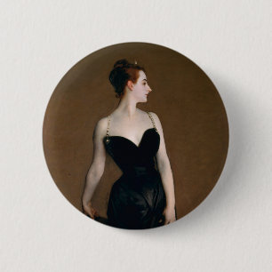 Badge Rond 5 Cm John Singer Sargent Madame X Portrait Classique