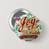 Badge Rond 5 Cm Joie au monde avant janvier Marvin (Devant & derrière)