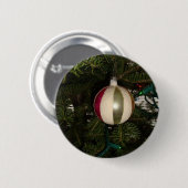 Badge Rond 5 Cm Joie de Noël (Devant & derrière)