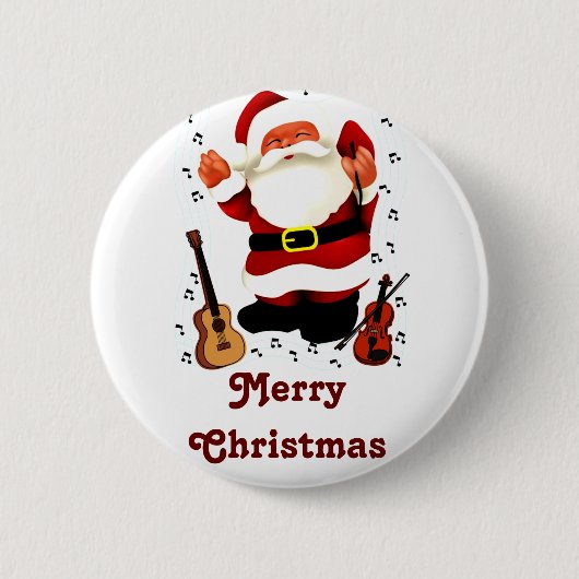Badge Rond 5 Cm Joie de Noël_ (Devant)
