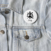 Badge Rond 5 Cm Joie-Raku (En situation)