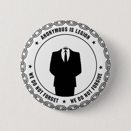 Badge Rond 5 Cm joint anonyme (Devant)