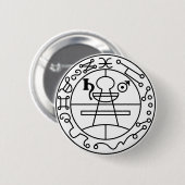 Badge Rond 5 Cm Joint de Goetia de Solomon (Devant & derrière)