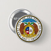 Badge Rond 5 Cm Joint d'état du Missouri (Devant & derrière)