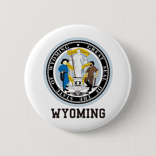 Badge Rond 5 Cm Joint du Wyoming (Devant)