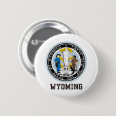 Badge Rond 5 Cm Joint du Wyoming (Devant & derrière)