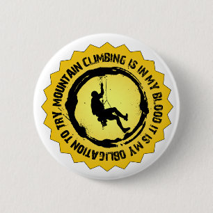 Badge Rond 5 Cm Joint fantastique d'alpinisme