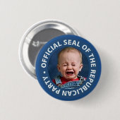Badge Rond 5 Cm joint officiel du Parti Républicain (Devant & derrière)