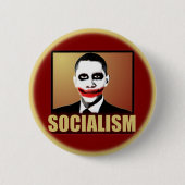 Badge Rond 5 Cm Joker d'Obama - socialisme (Devant)