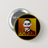 Badge Rond 5 Cm Joker Obama (Devant & derrière)