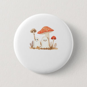 Badge Rond 5 Cm Joli Cottagecore Goblincore Champignon Mignon Épou