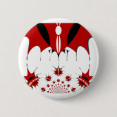 Badge Rond 5 Cm Joli drapeau du Kenya. (Devant)