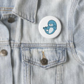 Badge Rond 5 Cm Joli phoque bébé (En situation)
