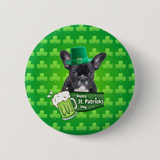 Badge Rond 5 Cm Jolie Journée Casquette de Chien Chien à Chien à C (Devant)