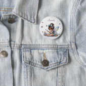 Badge Rond 5 Cm Jolie petite fée (En situation)