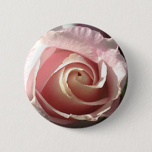 Badge Rond 5 Cm Jolie rose
