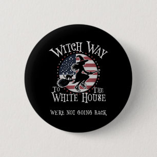 Badge Rond 5 Cm Jolie Sorcière Maison Blanche Kamala Harris Wheime