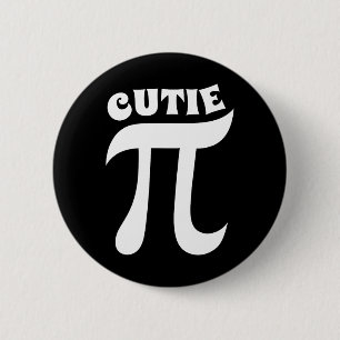 Badge Rond 5 Cm Jolie tarte drôle Pi jour professeur de mathématiq
