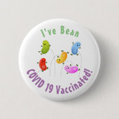 Badge Rond 5 Cm Jolies jellybeans sauter dessin animé vacciné (Devant)