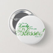 Badge Rond 5 Cm Jolis cadeaux bénis (Devant & derrière)