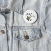 Badge Rond 5 Cm Jolly Holly (En situation)