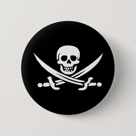Badge Rond 5 Cm JollyRoger (Devant)