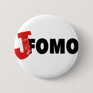 Badge Rond 5 Cm JOMO Joie de Manquer d'Occasions vie lente introve