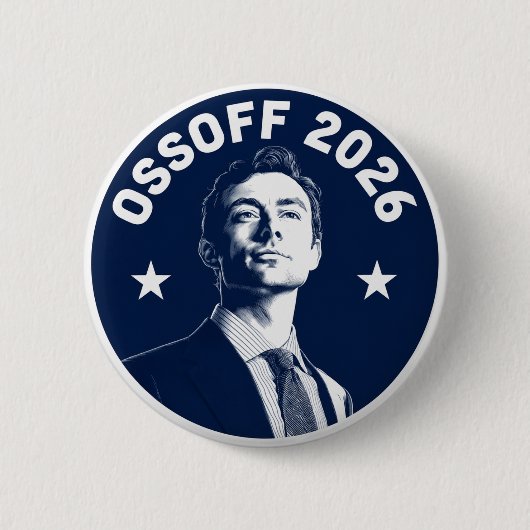 Badge Rond 5 Cm Jon Ossoff 2026 (Devant)