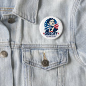 Badge Rond 5 Cm Jon Ossoff Président 2028   (En situation)