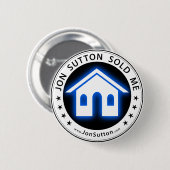 Badge Rond 5 Cm Jon Sutton M'A Vendu (Devant & derrière)