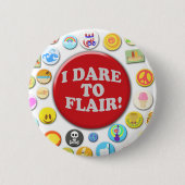 Badge Rond 5 Cm J'Ose Aimer (Devant)