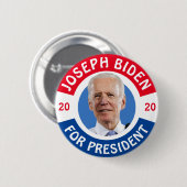 Badge Rond 5 Cm Joseph Biden au poste de président 2020 (Devant & derrière)