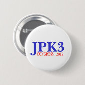 Badge Rond 5 Cm Joseph P. Kennedy, III. pour le congrès 2012 (Devant & derrière)
