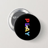 Badge Rond 5 Cm Jouer (Devant & derrière)