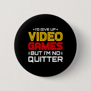 Badge Rond 5 Cm Jouer à des jeux vidéo - Mème de joueur de jeu vid