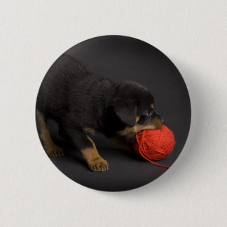 Badge Rond 5 Cm Jouer au chiot 1