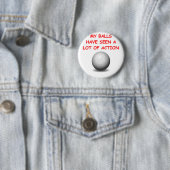 Badge Rond 5 Cm jouer au golf (En situation)