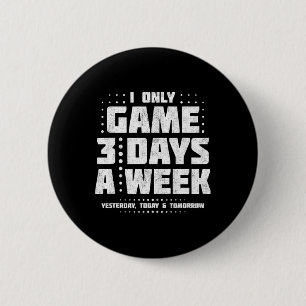 Badge Rond 5 Cm Jouer aux jeux vidéo - Mème de joueur de jeu vidéo