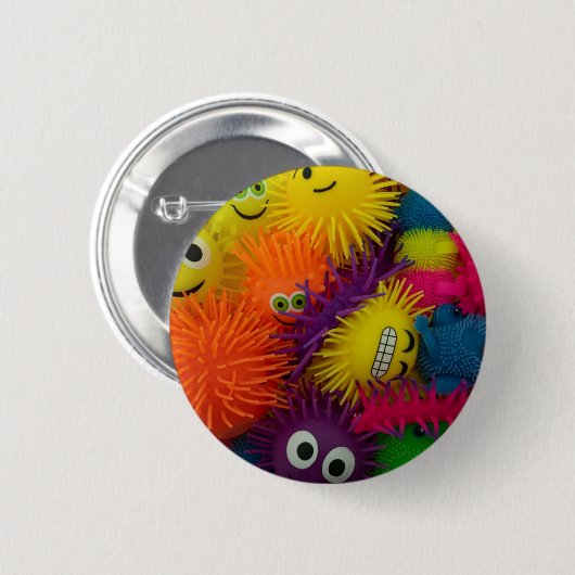 Badge Rond 5 Cm Jouet Fidget Squishy Ball (Devant & derrière)