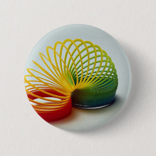 Badge Rond 5 Cm Jouet furtif d'arc-en-ciel coloré pour des enfant