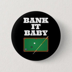 Badge Rond 5 Cm Joueur de billard de billard de billard maillot ca